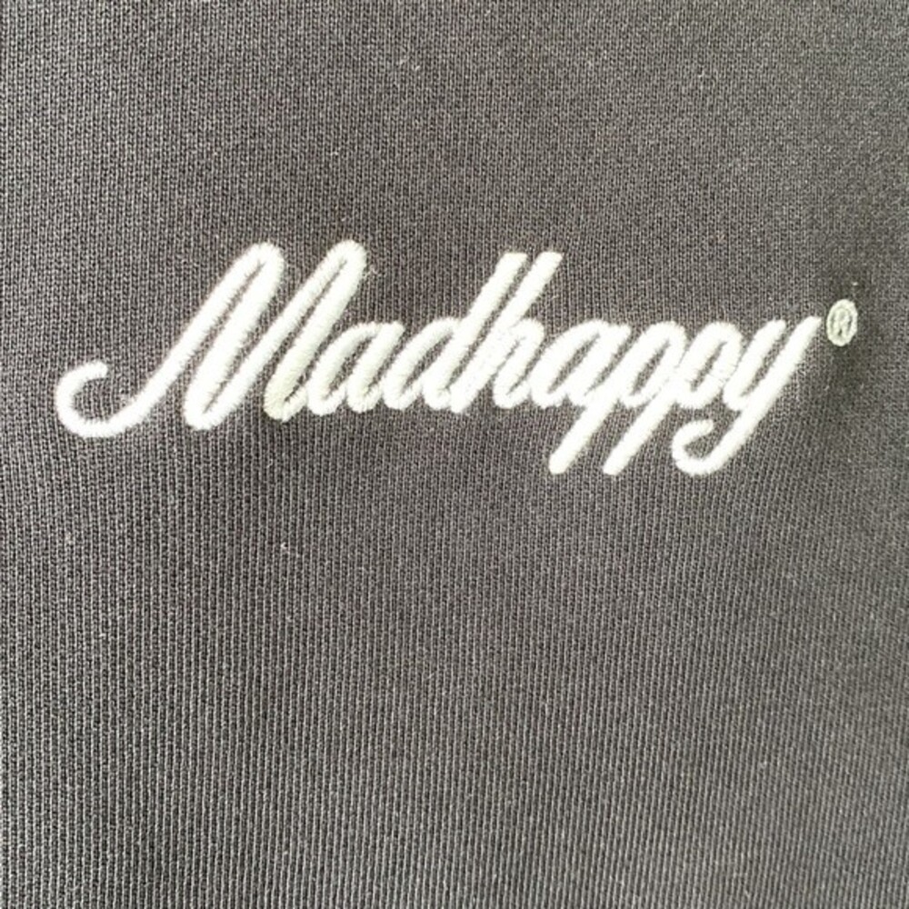 Madhappy New! Classic Universal Crop Hoodie Signature Hood-Stitch Embroidered - Picture 4 of 14